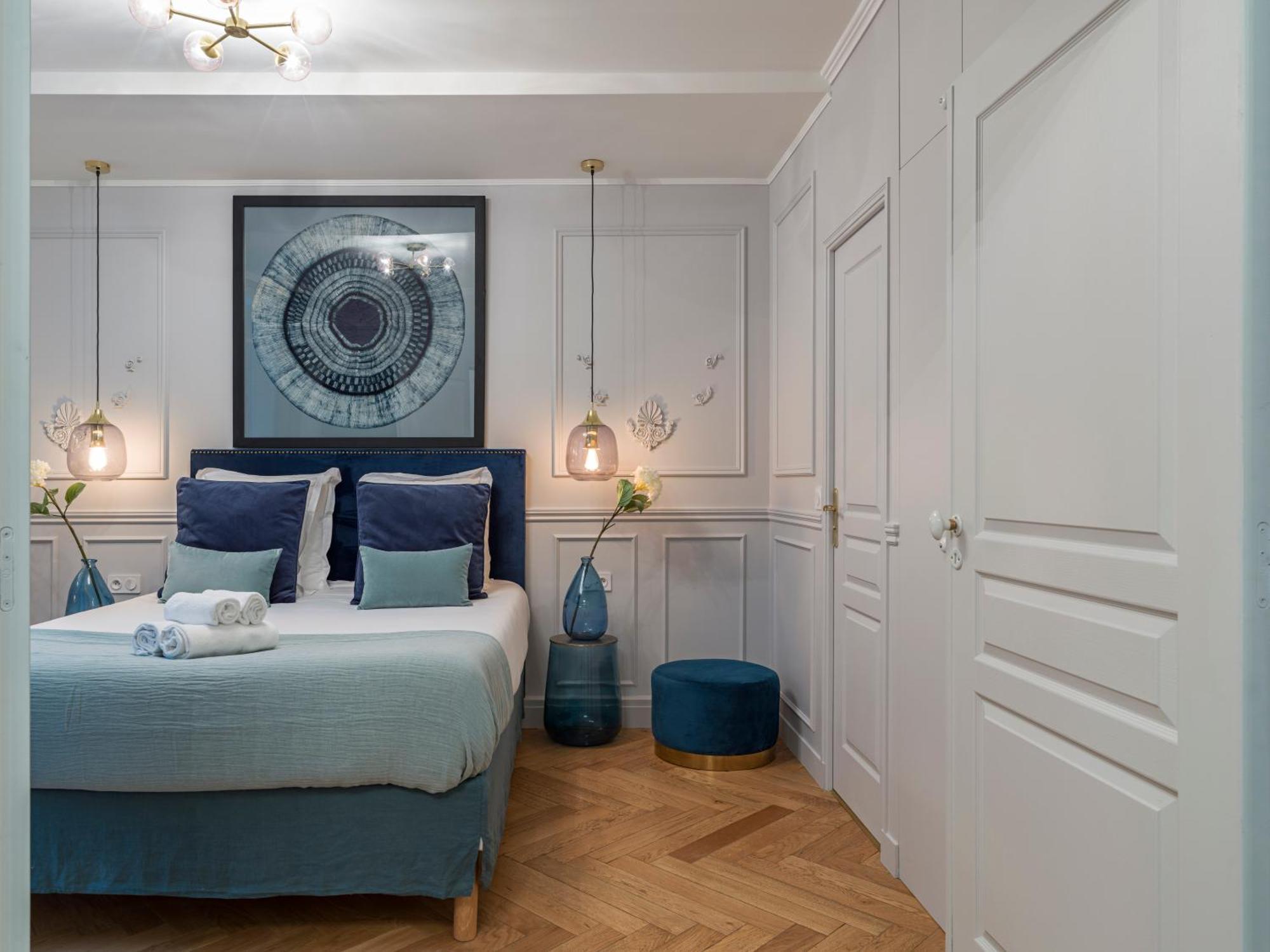 Ferienwohnung The Blue Pearl Paris Zimmer foto