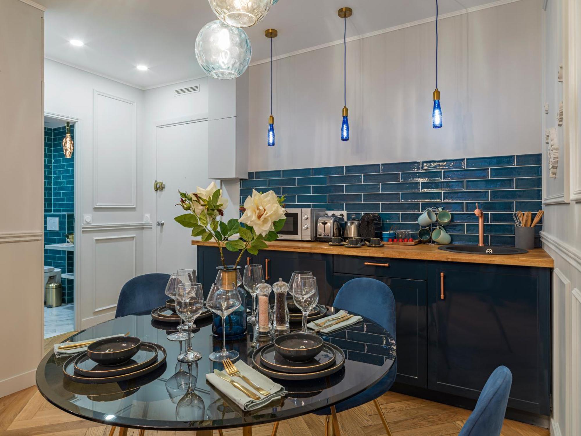 Ferienwohnung The Blue Pearl Paris Zimmer foto